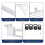 Camper Storage Hardware Kit - 17" Iron Brackets (3), Supports (2), White Hooks (6) with Screws 2