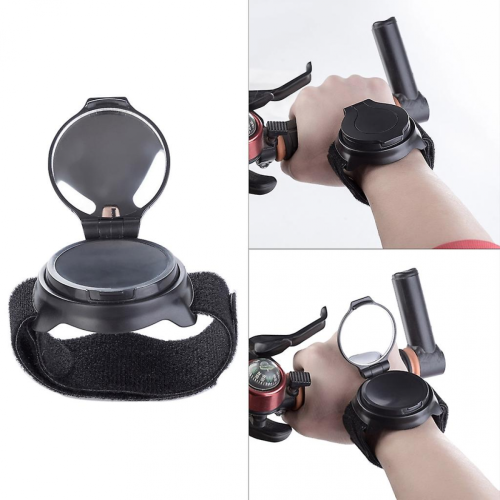 Pulsera para espejo retrovisor de bicicleta ajustable de 360 grados 1