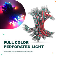 50 Sztuk 4 M / 6,5 Metra DC5V WS2811 w PełNym Kolorze Moduł LED Pixel Light 12Mm 15Cm Przewody IP68 Wodoodporne Cyfrowe Struny Led RGB