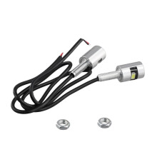 2X Chrome 5630 Motorrad Schraube Schrauben Lampe Auto Universal Kenn Zeichen Leuchte 12V