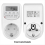 EU Plug Timer Switch Digital Power Socket Energy Saving Adjustable Kitchen Timer Outlet Programmable 2