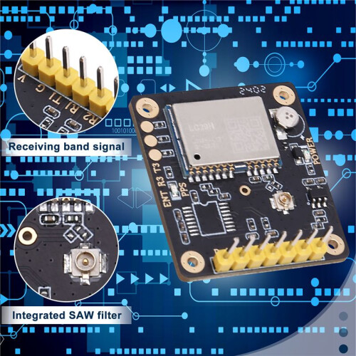 High Precision RTK Base Station Board Quectel LC29H Dual Frequency L1/L5 Positioning Module Output RTCM Data LC29HAA