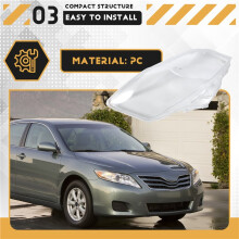 Pour Camry 2009 2010 2011 155/154 Couvercle de Phare de Voiture Capuchons D'Abat-Jour Transparents Coquille de Lampe Frontale Droite
