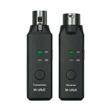 M-VAVE WP-7 2.4G Wireless Microphone Xlr Transmitter Receiver Wireless Mic System for Dynamic Microphones Dual-Channel