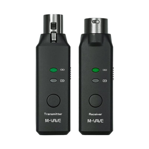 M-VAVE WP-7 2.4G Wireless Microphone Xlr Transmitter Receiver Wireless Mic System for Dynamic Microphones Dual-Channel