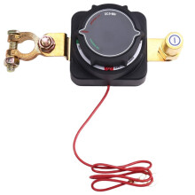 Battery Disconnect with Voltmeter, 5-80V Master Isolator Off Circuit Breaker Power for Marine Boat