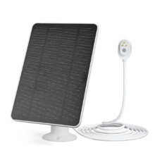 Wasserdichtes, Magnetisches Solarpanel für Arlo Ultra/Ultra 2/Pro 3/Pro 4/Pro 3 Flutlicht-Überwachungskamera, 3 Meter/10 Fuß Langes Kabel