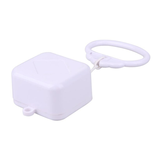 Waterproof Plastic Music Box with Classic Lullaby Melody Pull String Cord Music Box Mechanical Winding System