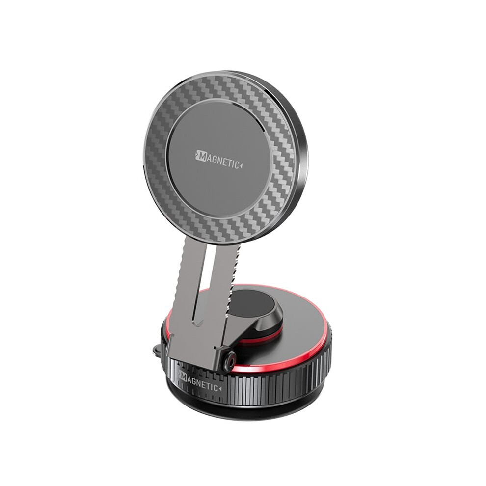 Vacuum Magnetic Phone Holder 360-Degree Rotating Foldable Car Dashboard Mount Strong Magnetic Car Mount 4712922317468