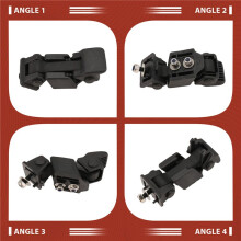 1 Pair Front Hood Catch & Bracket 55395653AF 55395652AC for JK 2007-2018