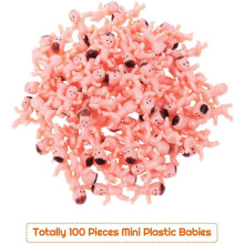 100PCS Plastic Babies Tiny Plastic Babies Small Baby King Cake Babies for Ice Cubes Baby Shower Game