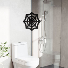 Spider Web Floating Corner Shelf Gothic Halloween Decoration Wall Hanging Shelf Crystal Display Shelf Home Wall Decor
