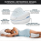 Μαξιλάρι ποδιών Body Memory Cotton για ύπνο ορθοπεδικό για ισχιαλγία στην πλάτη, γι 3