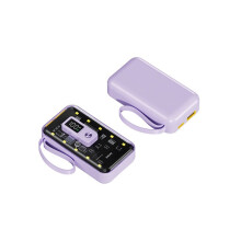 22.5W 10000mAh Power Bank Case with Night Light DIY Shell 21700 Battery Box