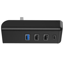 Hub USB 3.0 Tipo C com 4 Portas para Model 3/Model Y, Cabo Divisor para Celular, Laptop e Adaptador Extensor.