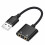 USB Audio Interface for Computer, USB to 3.5mm Audio Adapter, External Sound Card with Headphone 1