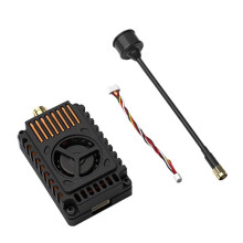 7,2 GHz 3 W VTX 64-Kanal FPV Audio-Video-Sender 7 V-36 V 2-8S mit Kühlkörper und Lüfter für FPV-RC-Drohnen mit Großer Reichweite
