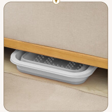 Pediluvio plegable de gran capacidad gris 660 g