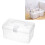 Transparente Aufbewahrungsbox, Kunststoff, Traggriff 10