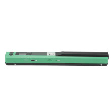 Portable Handheld A4 Image Scanner 900DPI Color Black and Green