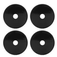 4 pezzi Cappucci centrali per ruote nere da 60mm resistenti agli urti, adattabili universalmente