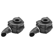 2X Luchtfilter Motorfiets Luchtfilter 125Cc-300Cc Motor ATV Quad Go Kart Scooter (met Montagegaten)