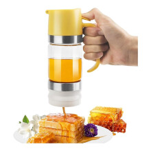 2Pcs 10OZ/300ml Honey Dispenser No Drip - Syrup Pump Dispenser for Coffee, Honey Jars for Coffee Syrup Dispenser