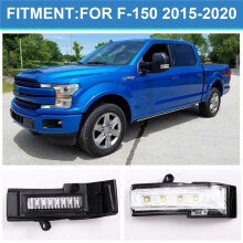 Right FL3Z-13B374-BA for F-150 2015-2020 Side Lights Reversing Mirrors Turn Signals