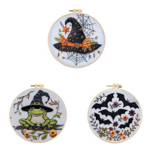 Unfertige Halloween-Serie, Kreuzstichtasche, Sticktasche für Anfänger, DIY-Dekoration für Zuhause. A