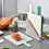 4PCS Kitchen Sorting Cutting Board with Drain Storage Rack,Vegetable & Complementary Food Cutting Boards for Home Use 3