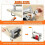 Stainless Steel Polymer Clay Roller Machine Set Includes Clay Presser Machine for DIY  Projects 5
