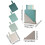 4PCS Kitchen Sorting Cutting Board with Drain Storage Rack,Vegetable & Complementary Food Cutting Boards for Home Use 6