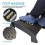 Under Desk Footstool, Step Stool, Height Adjustable for Home Office Car Footstool 2