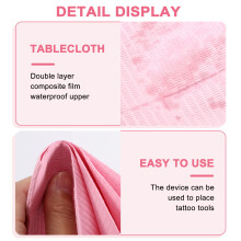 125Pcs Absorbent Tattoo Tablecloth Disposable Tattoo Cloth Towel Cleaning Pad Waterproof Paper Tablecloth Pad Double Board Tattoo Accessories