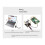 Waveshare Finger Vein Scanner Module 192MHz 32-Bit ARM Cortex-M4F Support 100 ID User Capacity for  Door Lock 7