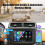 Estéreo Automotivo Double Din de 7 Polegadas com Android Auto Carplay Sem Fio, Rádio Automotivo com  FM Mirror Link, Câmera de Ré 4