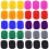 90 Pack Thick Handheld Stage Microphone Windscreen Foam Cover Karaoke DJ (12 Color) 1