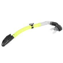 Silikonsnorkel Heltorr Mun Simning Snorkel Undervattenssport Dykutrustning Gul