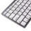Russian Keyboard Ultra-Thin Wireless  Keyboard, for IOS Android Windows Tablet / Laptop -White 3