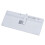 Russian Keyboard Ultra-Thin Wireless  Keyboard, for IOS Android Windows Tablet / Laptop -White 1