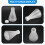 Laboratory Graduated Plastic Conical Erlenmeyer Flask, Measurable, Smooth Thick Wall, Two Bottles of 250Ml 7