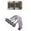 PCIE Express 8 Serial  Controller Card  PCIe DB9 RS232 Adapter  PCI-E COM Card 15 KV ESD Protection 4