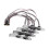 PCIE Express 8 Serial  Controller Card  PCIe DB9 RS232 Adapter  PCI-E COM Card 15 KV ESD Protection 5