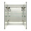 Living And Home Wall-mounted Bathroom Mirror Cabinet with Led Lights 4
