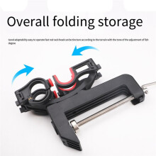 Boat Fishing Rod Holder Adjustable Rod Holder Folding Dual Fishing Support Gear for Boat Bank Fishing