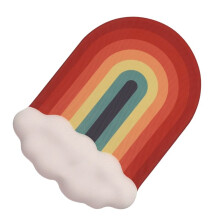 Rainbow Mouse Pad Keyboard Wrist Rest Memory Foam Silicone Ergonomic-Mouse Pad Laptop Wrist Rest
