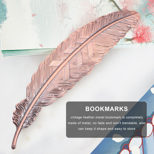27 Pieces Of Metal Bookmarks Feather Bookmarks Feather Bookmarks for Students