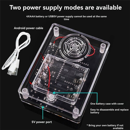 DIY Pixel Game Kit with Voice  Pixel Game Console Electronics Kit Soldering Project Practice Solder Learning Set C 1