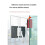 Kitchen Tablet Wall Mount Arm Foldable Adjustable 4.7-12.9 Inch Tablet Mobile Phone Holder White 5