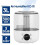 3L Air Humidifier Large Capacity Home Humidifier Mist Aroma Diffuser with Remote Control Timer for Bedroom EU Plug 3